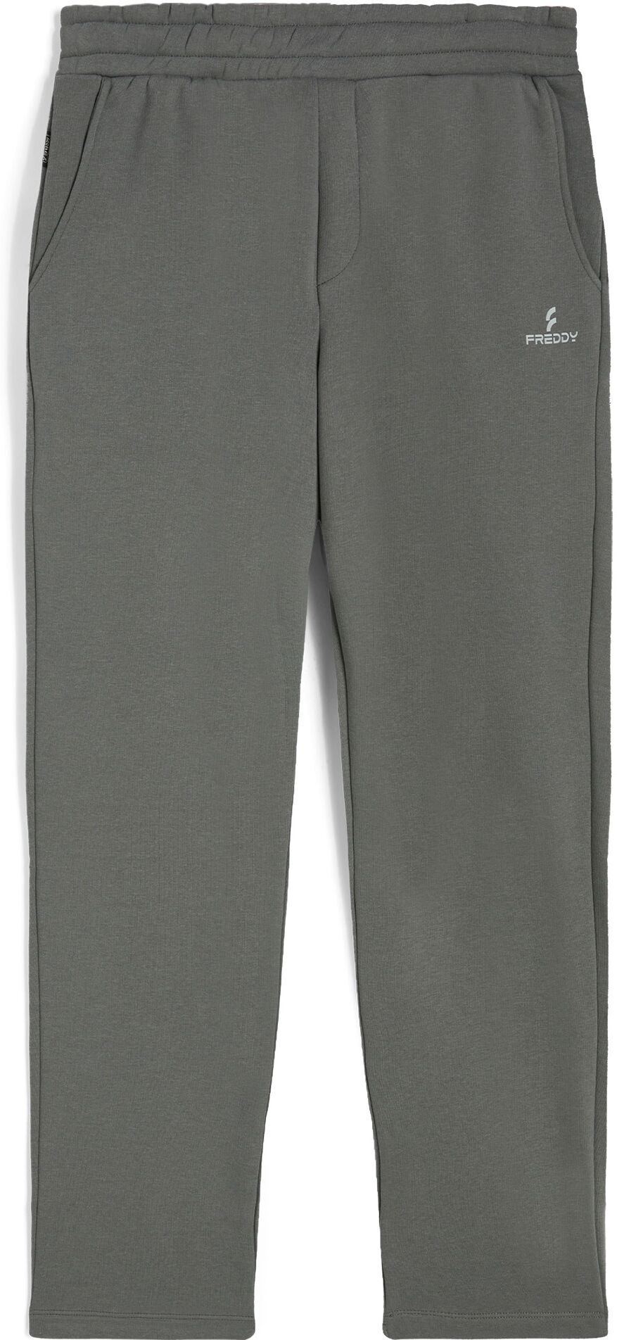 Freddy Pantaloni uomo in felpa con fondo dritto Grigio Uomo Xxx Large