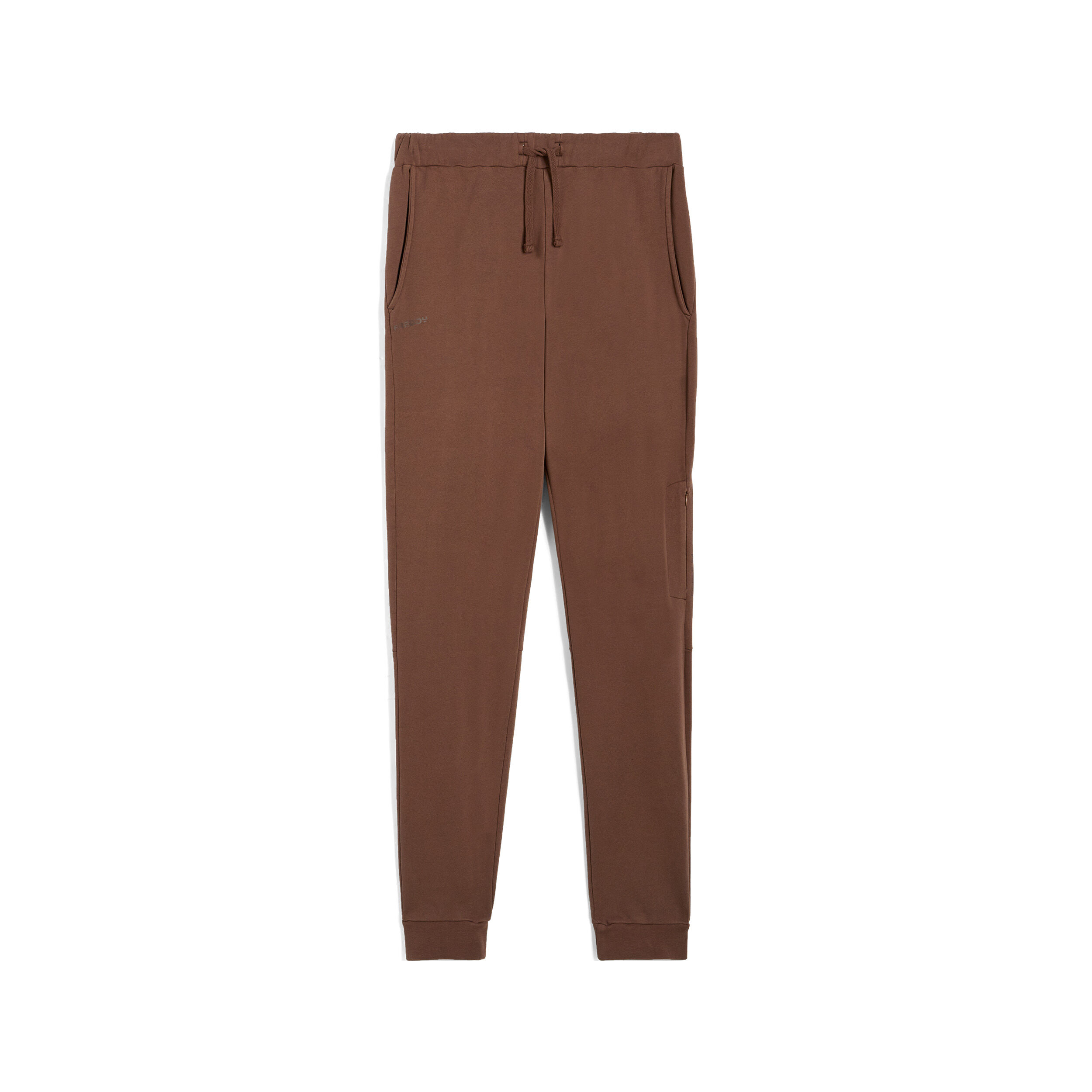 Freddy Pantaloni joggers da uomo in cotone 100% Marrone Uomo Small