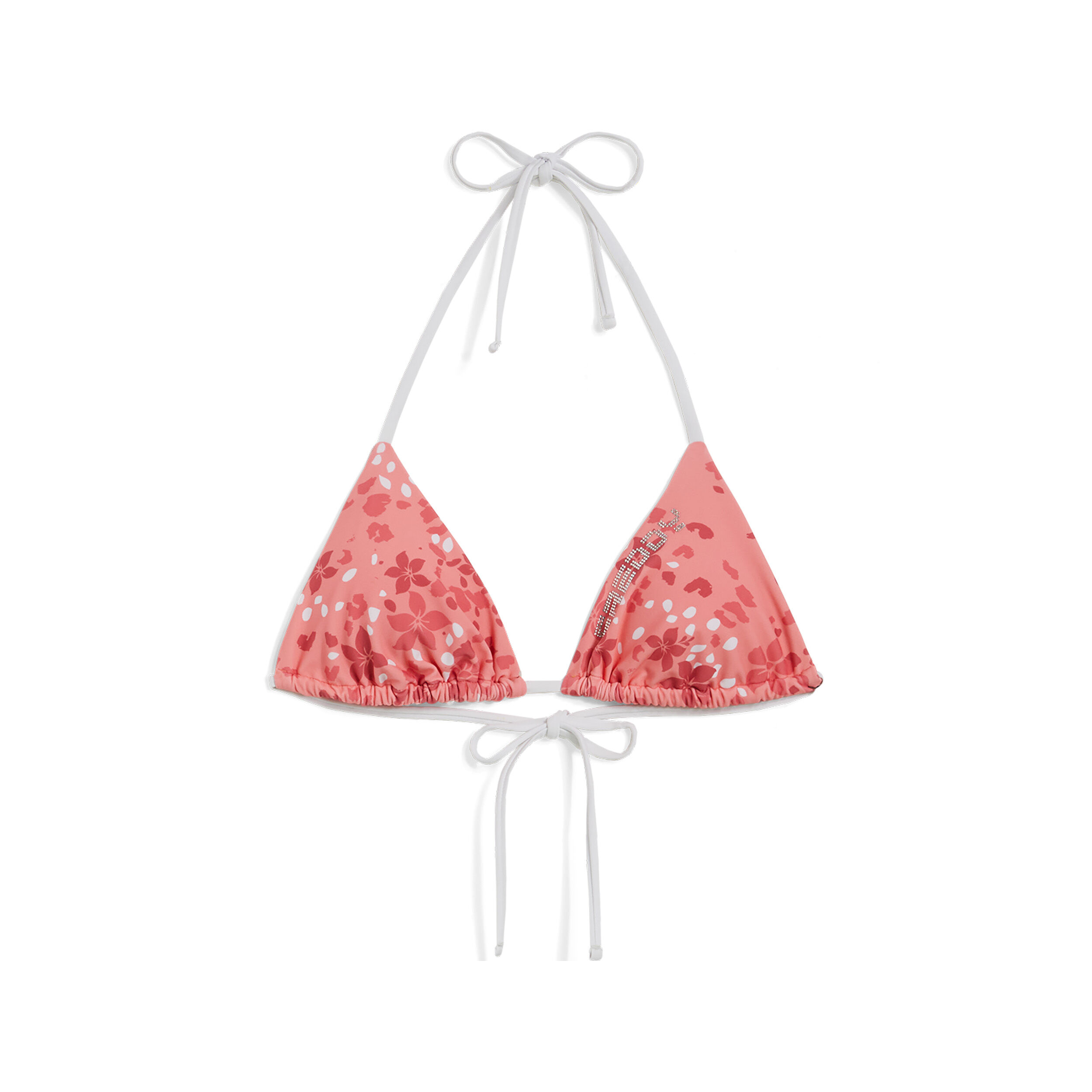 Freddy Top bikini a triangolo stampa floreale all over Rosso Corallo Donna Extra Small