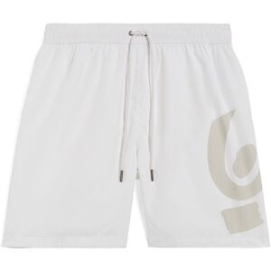 Freddy Short da mare con maxi logo in tono colore Bianco Uomo Medium