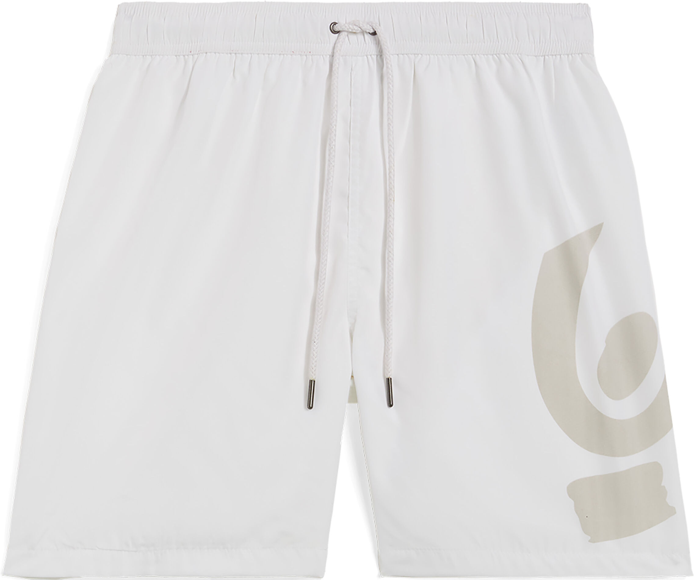 Freddy Short da mare con maxi logo in tono colore Bianco Uomo Extra Large