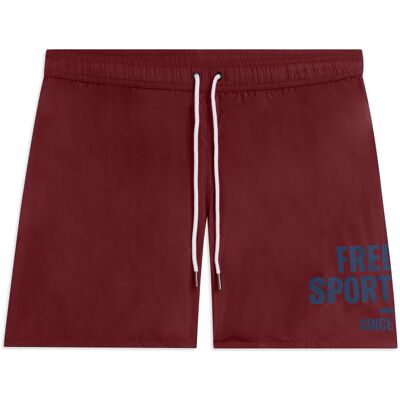 Freddy Boxer Mare da Uomo con Stampa laterale Bordeaux Uomo Large Freddy Boxer Mare da Uomo con Stampa laterale Bordeaux Uomo Large