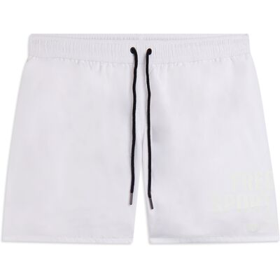 Freddy Boxer Mare da Uomo con Stampa laterale Bianco Uomo Xx Large Freddy Boxer Mare da Uomo con Stampa laterale Bianco Uomo Xx Large