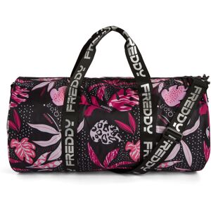 Freddy Borsa palestra stile duffle bag fantasia tropical Allover Tropical Leaves Pink Donna Unica