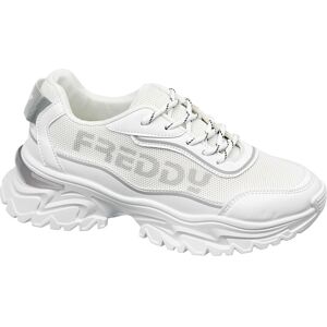 Freddy Sneakers chuncky da donna con tomaia in mesh e similpelle White Donna 40