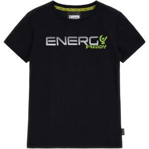 Freddy T-shirt con stampa testurizzata ENERGY  Black Junior 4 Anni