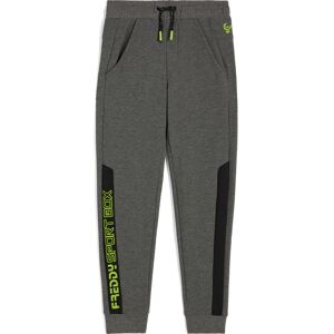 Freddy Pantaloni bambino in felpa di cotone con dettagli fluo Mèlange Gray Junior 8 Anni