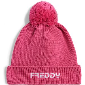 Freddy Berretto da bambina in misto lana con pompon Fuxia Junior Ii