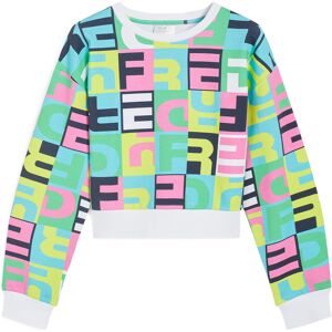 Freddy Felpa multicolor da bambina vestibilità corta in vita Multicolor Junior 6 Anni