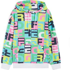 Freddy Felpa multicolor da bambina vestibilità oversize Multicolor Junior 4 Anni