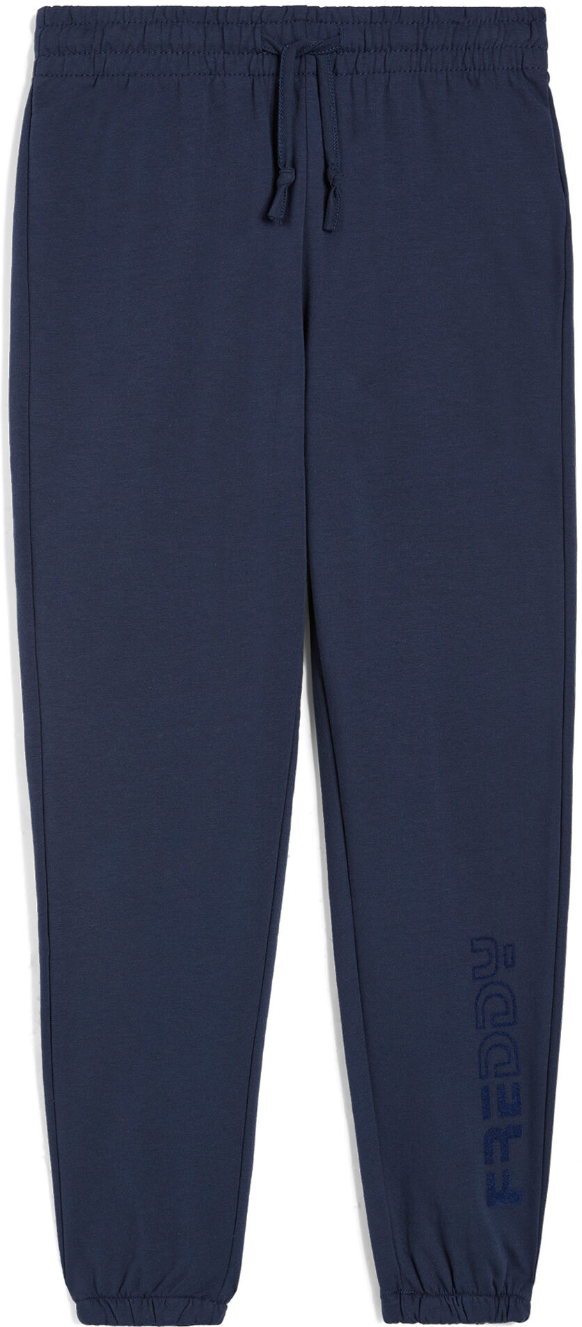 Freddy Pantaloni joggers da bambina in felpa con logo sul fondo Blue Junior 4 Anni