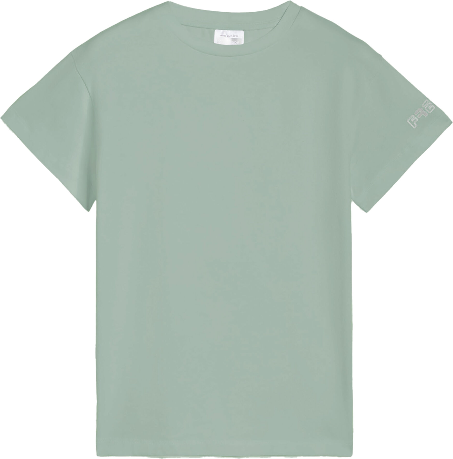 Freddy T-shirt da bambina regular fit con logo sulla manica Verde Militare Junior 12 Anni