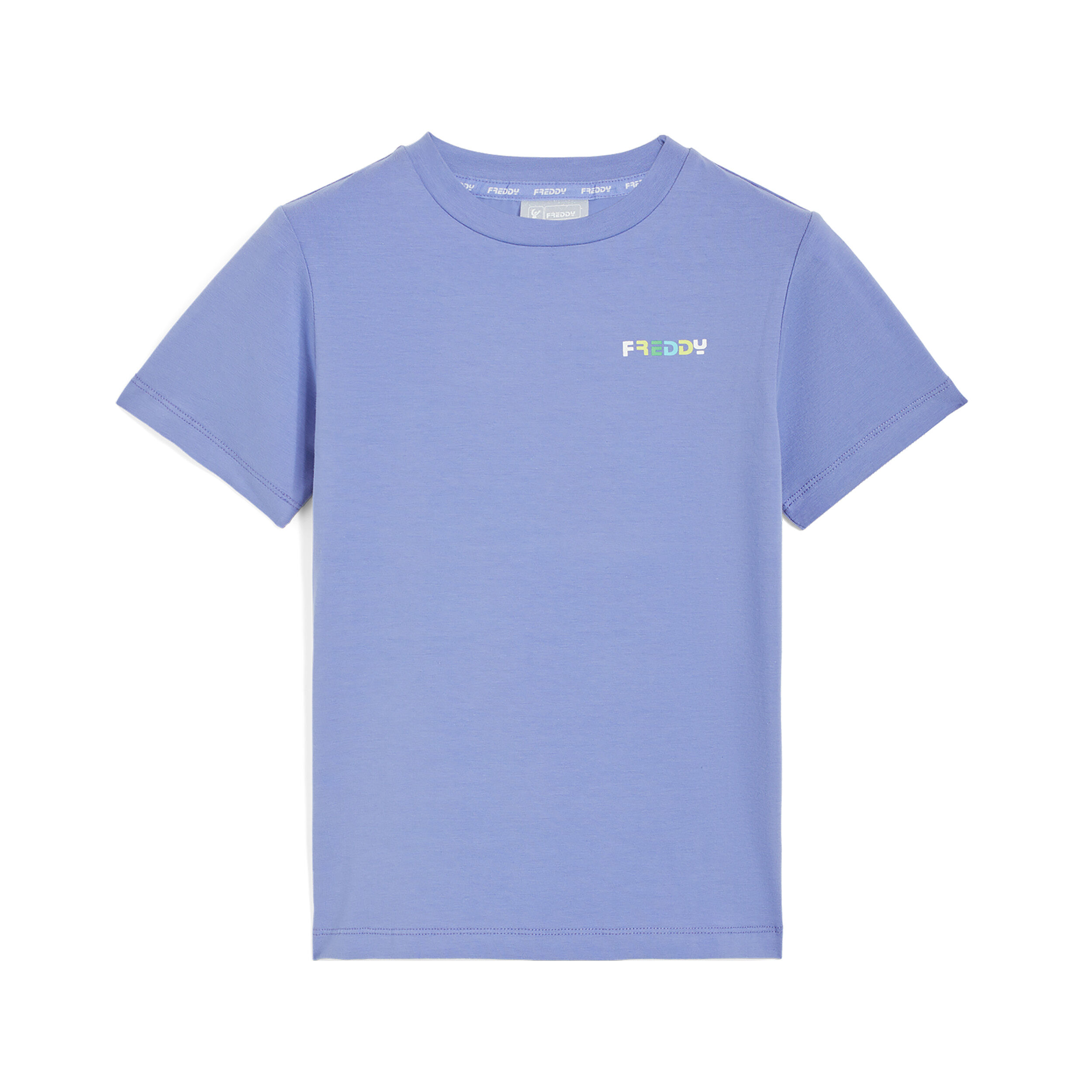 Freddy T-shirt da bambina regular fit con piccolo logo colorato Lilla Junior 6 Anni
