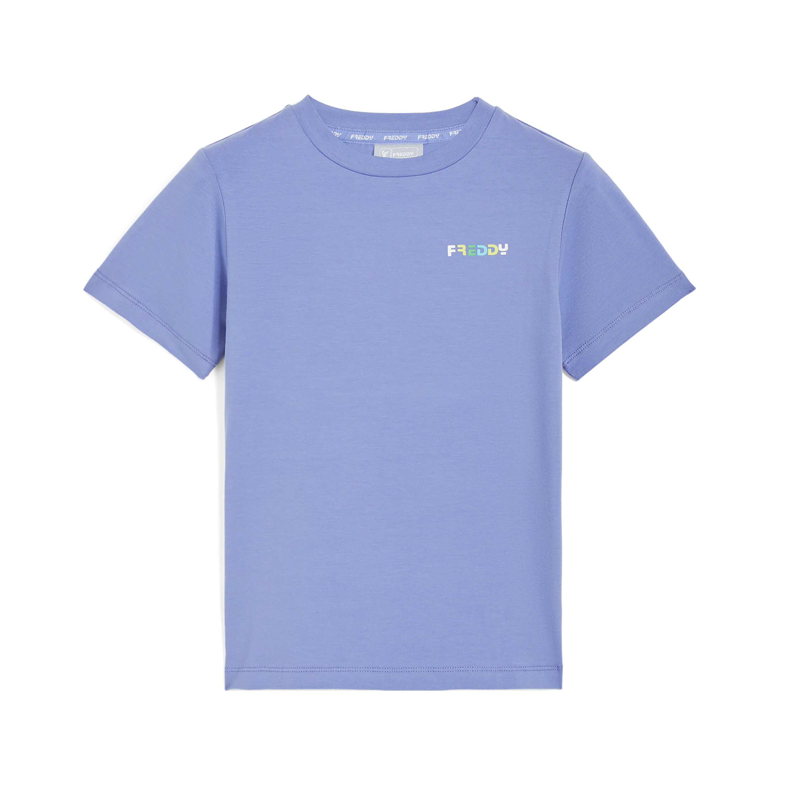 Freddy T-shirt da bambina regular fit con piccolo logo colorato Lilla Junior 12 Anni