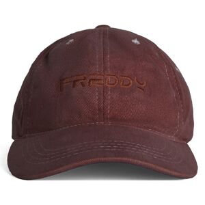 Freddy Cappellino da baseball in tessuto navetta tinto capo Bitter Chocolate Direct Dyed Donna Unica