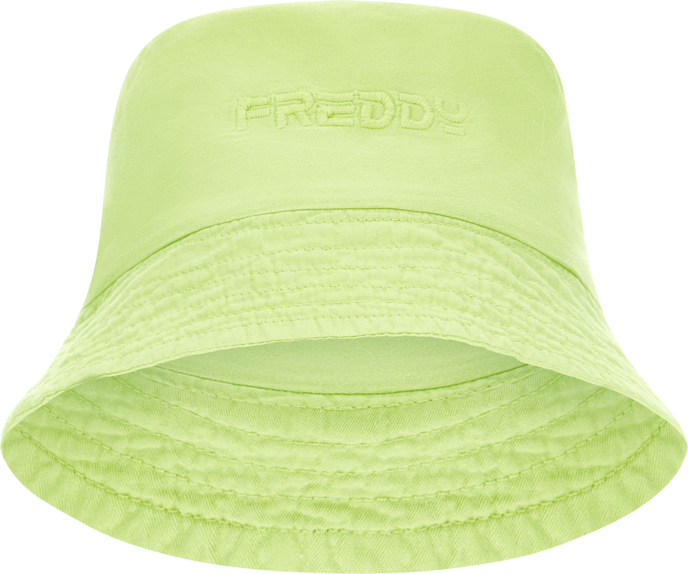 freddy cappello bucket hat con logo  ricamato in tono evening primrose direct dyed donna unica