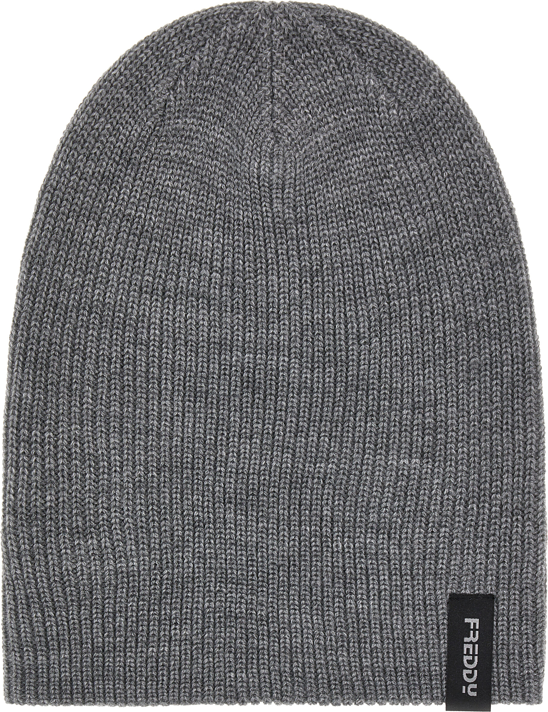 Freddy Berretto beanie in maglia di poliestere Gray-Silver Donna Unica