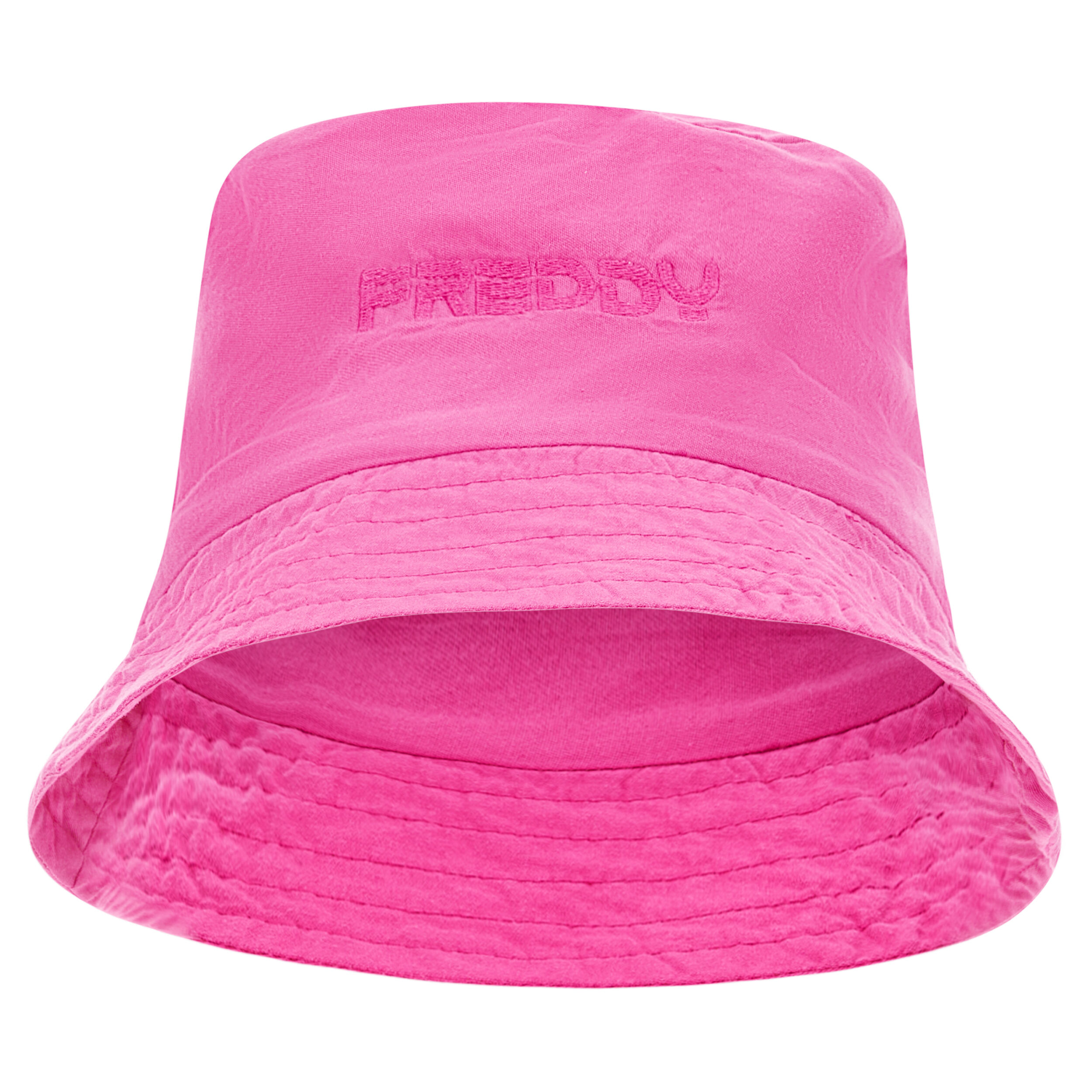 Freddy Cappello bucket hat con logo  ricamato in tono Pink Yarrow Direct Dyed Donna Unica