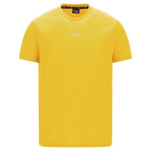 Freddy T-shirt in jersey con logo centrale in tono colore Giallo Uomo Extra Large