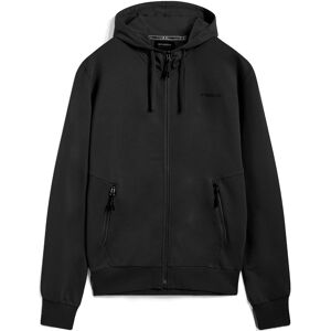 Freddy Felpa da uomo in cotone con cappuccio e chiusura full zip Nero Uomo Small