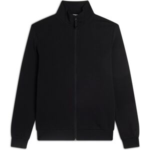 Freddy Felpa da uomo in jersey con collo alto e chiusura full zip Nero Uomo Medium