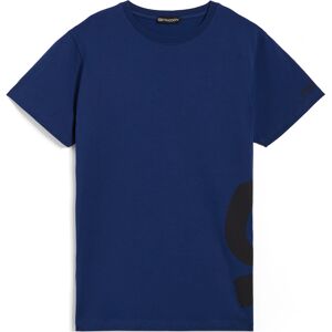 Freddy T-shirt da uomo con maxi logo in tono colore sul fianco Blu Navy Uomo Large