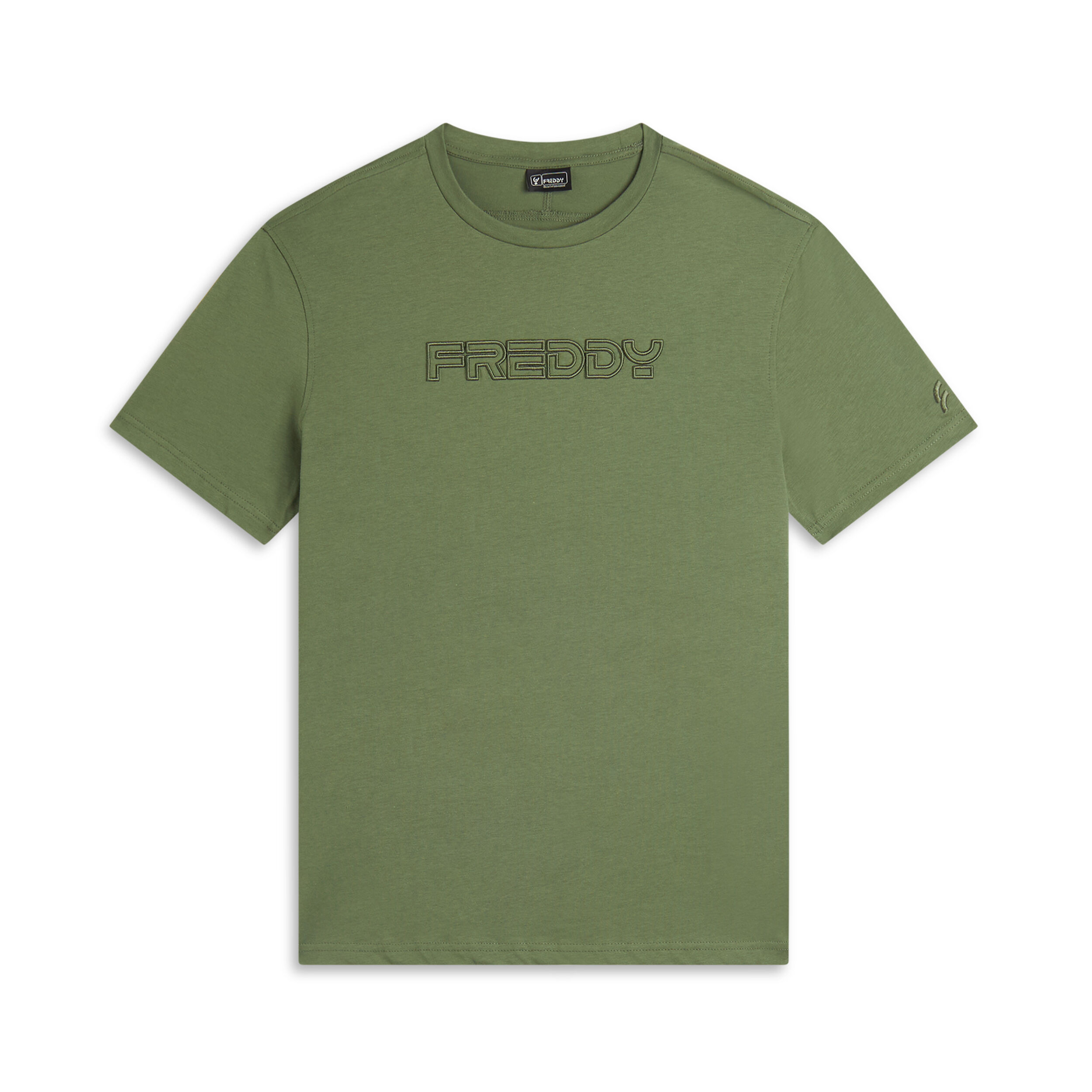 Freddy T-Shirt Manica Corta Verde Uomo Medium