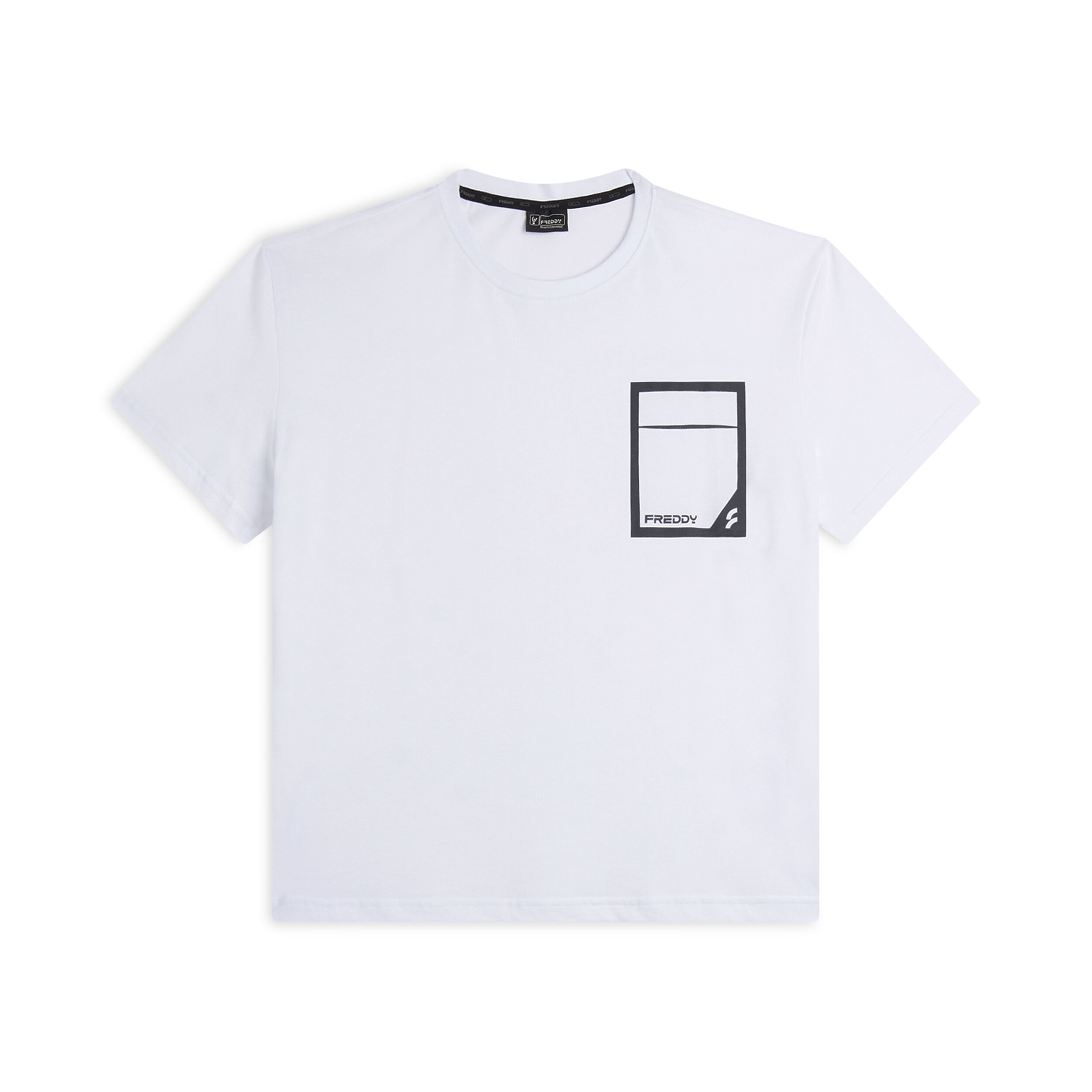 Freddy T-Shirt Manica Corta Bianco Uomo Small