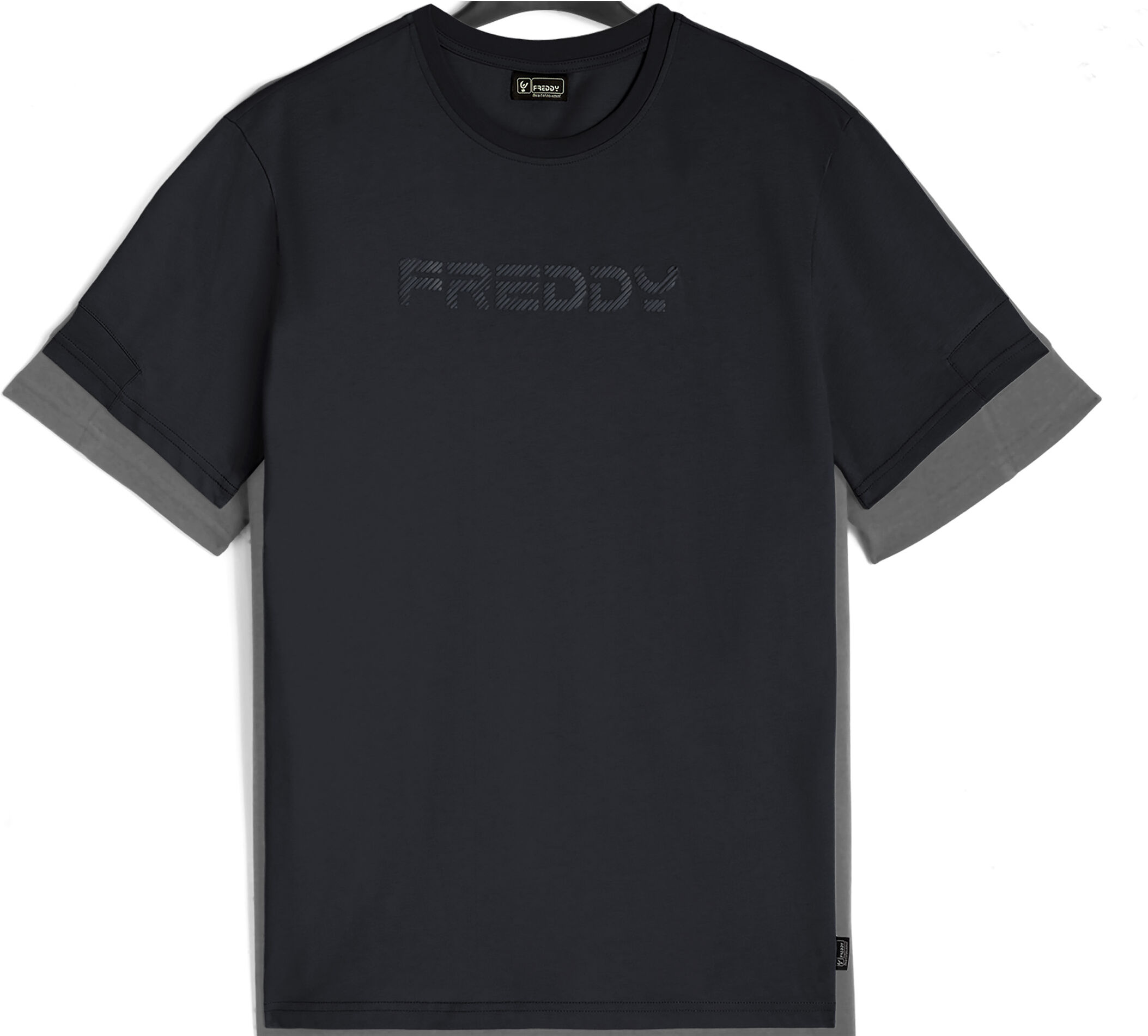 Freddy Felpa a blocchi di colore con scollo girocollo Ottanio Uomo Xx Large