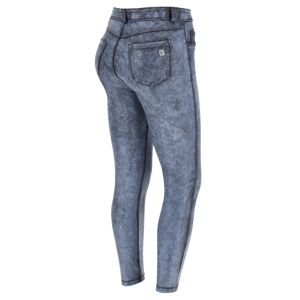 Freddy Pantaloni  BLACK skinny in similpelle effetto used Lunar Wash On Black Leather Donna Small