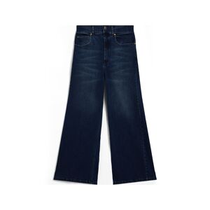 Freddy Jeans culotte lunghezza cropped lavaggio effetto used Dark Jeans-Seams On Tone Donna Extra Large