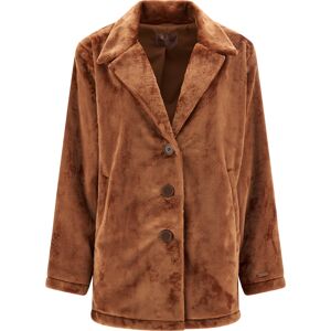 Freddy Cappotto teddy coat oversize in pelliccia teddy Thrush Donna Large