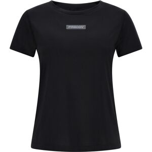 Freddy T-shirt in tessuto tecnico con piccolo logo in tono colore Nero Donna Extra Large