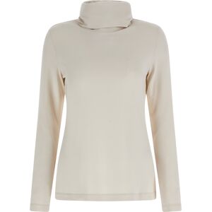 Freddy Maglia dolcevita a maniche lunghe in jersey di viscosa White Sand Donna Large