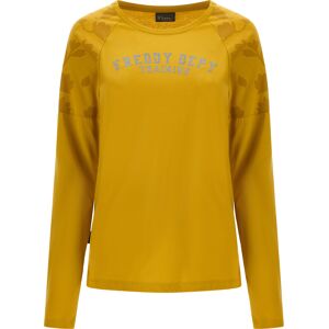 Freddy T-shirt manica lunga con inserti su spalle stampa floreale Yellow-Allover Flower Yellow Donna Large