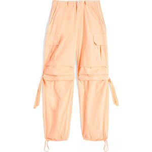 Freddy Pantaloni cargo in popeline con doppia coulisse Orange Pigment Dyed Donna Extra Small