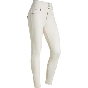 Freddy Pantaloni N.O.W.® skinny vita alta in similpelle ecologica White Sand Donna Large