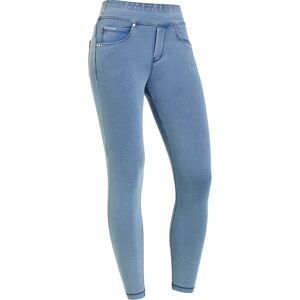 Freddy Leggings N.O.W.® superskinny vita media in jersey denim Denim Light Blue-Blue Seams Donna Large