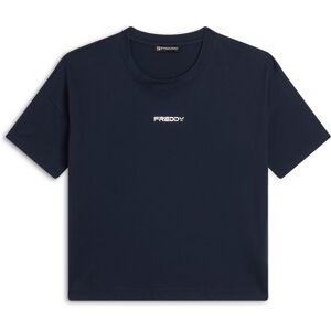 Freddy T-Shirt Manica Corta Blu Navy Donna Extra Small