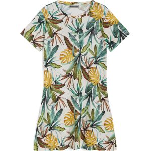 Freddy Abito skater in jersey modal stampa tropical all over White - Allover Flower Donna Extra Small