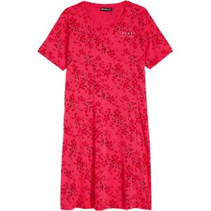 Freddy Abito estivo in jersey con grafica floreale Fuchsia Animal-Flower Allover Donna Large