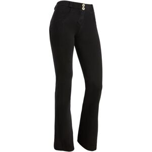 Freddy Jeggings push up WR.UP® flare vita regular tessuto ecologico Jeans Nero-Cuciture In Tono Donna Large