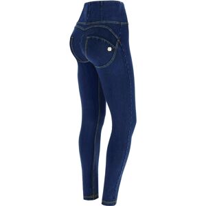 Freddy Pantalone WR.UP® skinny vita alta lunghezza regular in denim elasticizzato Jeans Scuro-Cuciture Gialle Donna Extra Small