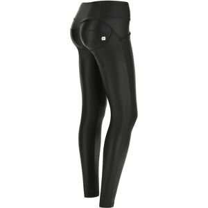 Freddy Pantaloni push up WR.UP® skinny vita media similpelle Nero Donna Extra Large