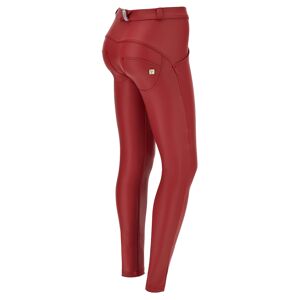 Freddy Pantaloni push up WR.UP® skinny in similpelle ecologica Deep Claret Donna Xxs