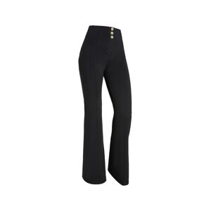 Freddy Pantaloni WR.UP® vita super alta bustier e fondo flare Nero Donna Extra Large