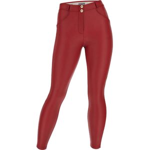 Freddy Pantaloni push up WR.UP® curvy con gamba superskinny similpelle Deep Claret Donna Extra Small