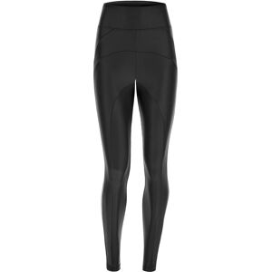 Freddy Pantaloni WR.UP® similpelle laminata e cuciture a pannelli Nero Donna Extra Large