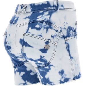 Freddy Jeans shorts push up WR.UP® in denim ecologico tie dye Denim Bleach+Dyed Color-Blue Donna Extra Large