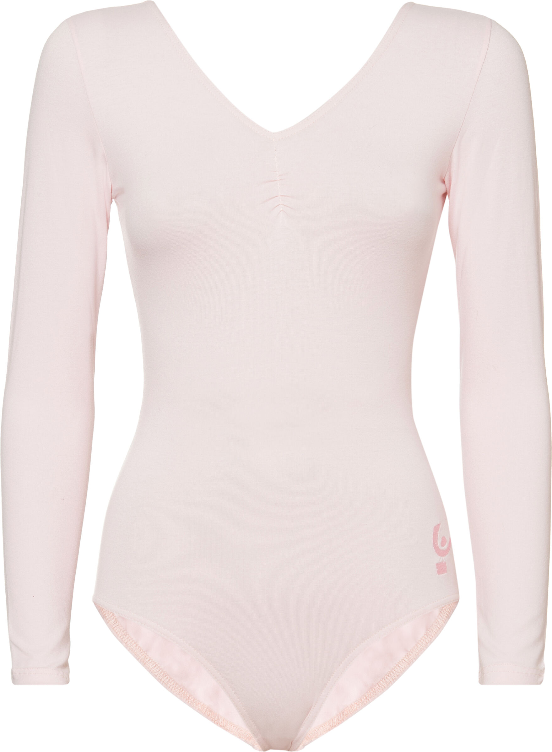 Freddy Body a manica lunga in cotone Rosa Tenue Donna Extra Large